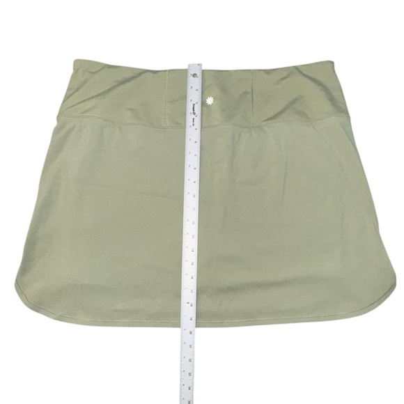 ATHLETA FAIRWAY HIGH RISE 16” GOLF SKORT - 2X Eucalyptus Olive - Picture 5 of 9